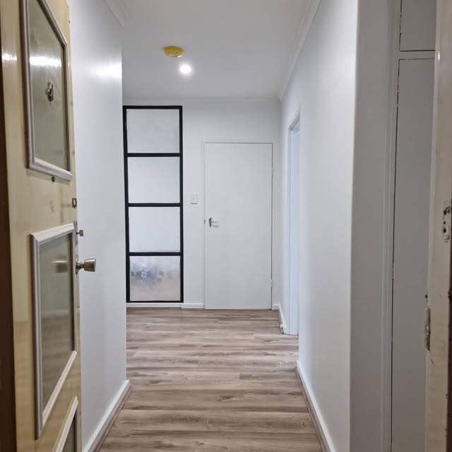 Finished hallway painting